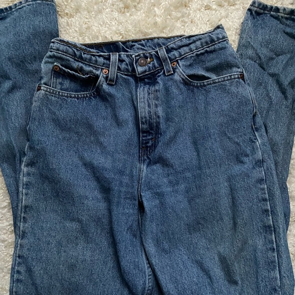 Vintage Levi’s 521 Medium Blue Jeans - Picture 2 of 8